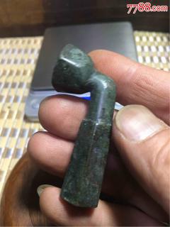 少见老烟具【老和田玉烟嘴】