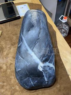 一个开窗的青花料,切开后会发生什么?和田玉鉴定保养知识大全